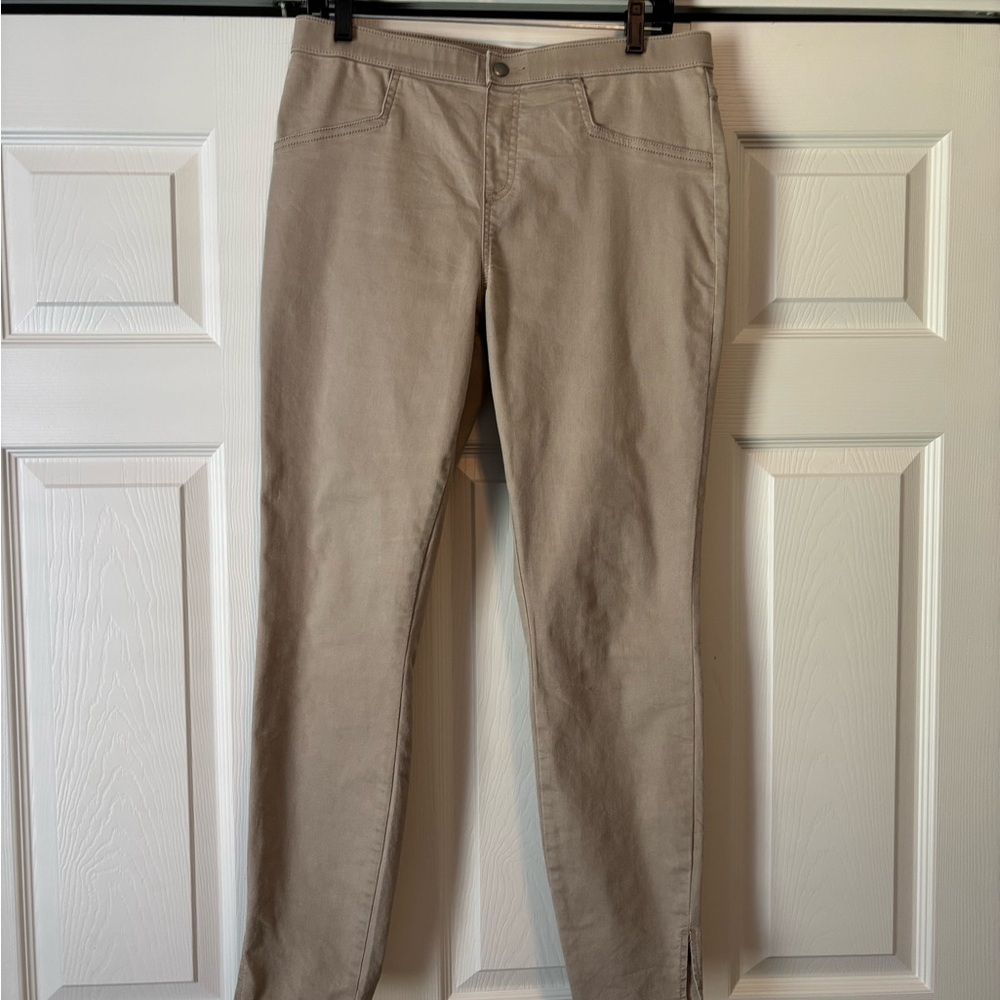 HUE Tan Skinny Jeans